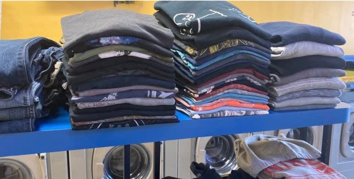 Freshly folded laundry